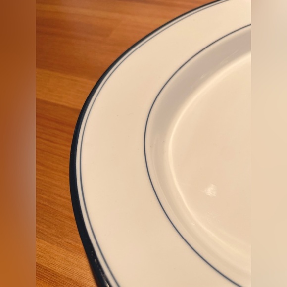 Dansk Concerto Portugal 16" Oval Platter Ceramic Blue White Servewear Traditiona - Picture 3 of 13